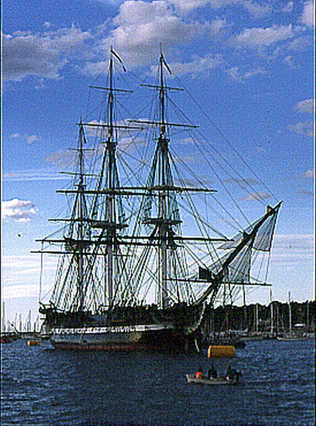 USS Constitution Sets Sail