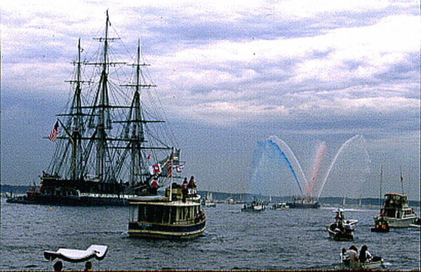 USS Constitution Sets Sail