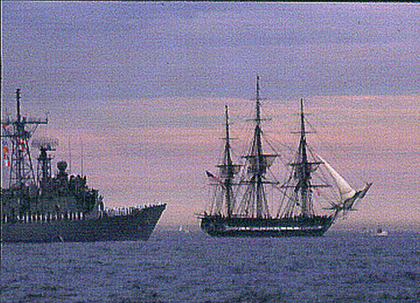 USS Constitution Sets Sail