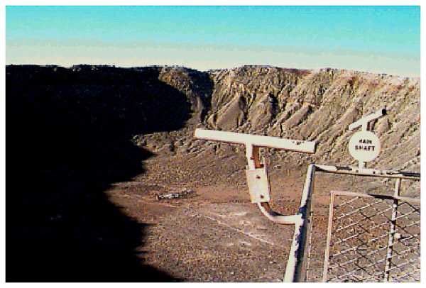 View of the crater from the rim