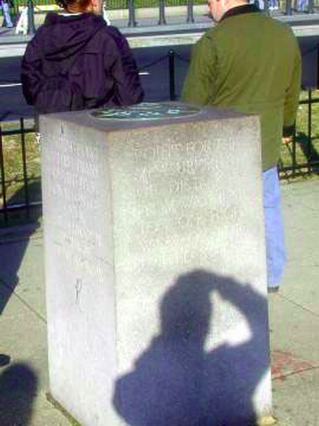 Washington DC, Zero milestone