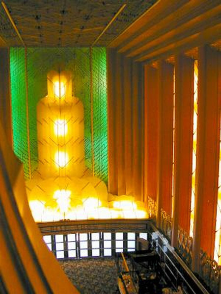 View from staircase landing