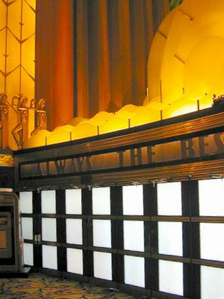 Alwayss the best motto above lobby doors