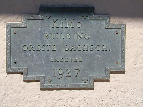 Downtown section of Route 66. Kimo Theater details