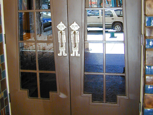 Downtown section of Route 66. Kimo Theater details