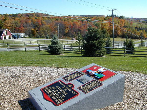 Woodstock location and monument