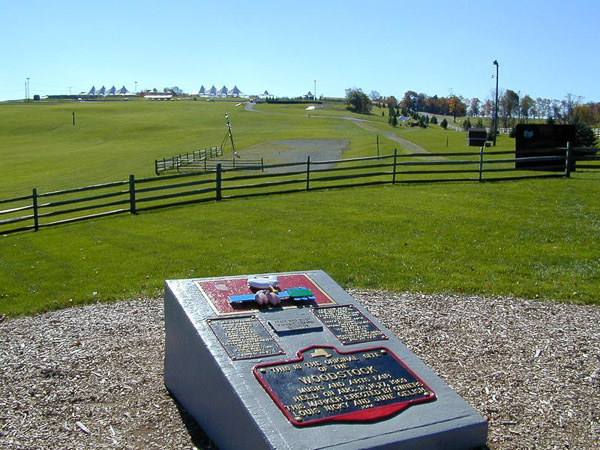 Woodstock location and monument