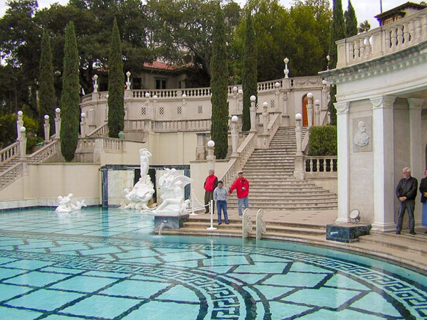 Hearst Castle at Christmas, Neptune Pool