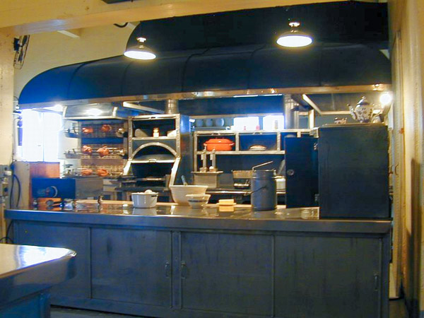 Hearst Castle at Christmas, kitchen