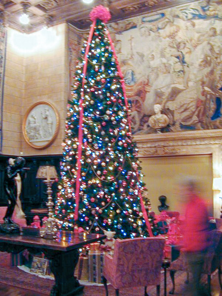 Hearst Castle at Christmas