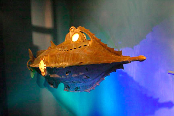 20,000 Leagues Under the Sea exhibit, Nautilus hero model