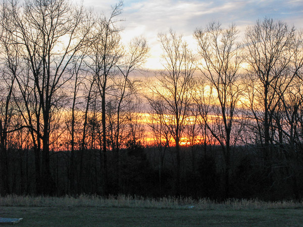 Louisville Astronomical Society star party, view to the west