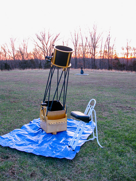 Louisville Astronomical Society star party, my setup