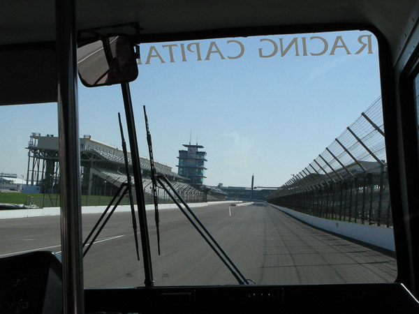 Indianapolis Motor Speedway, bus tour of the track