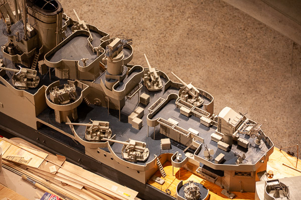 Frazier Kentucky History Museum, battleship USS Kentucky model