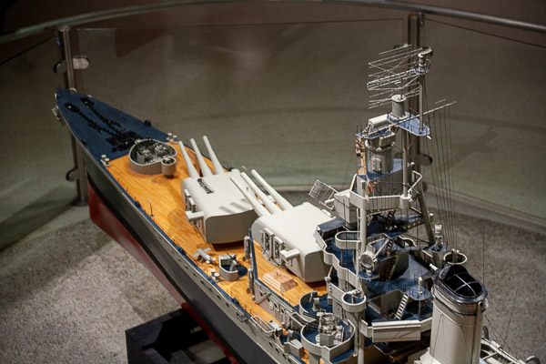 Frazier Kentucky History Museum, battleship USS Kentucky model