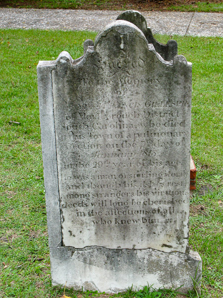 Colonial Park and cemetry