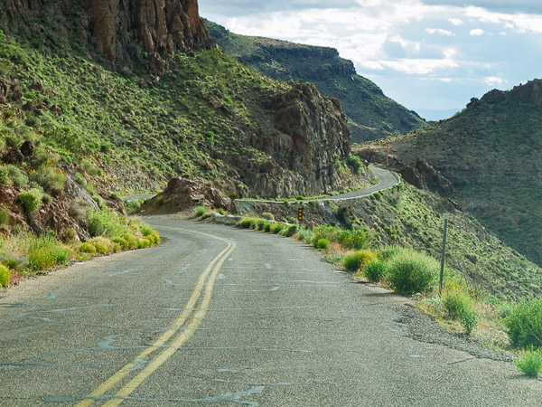 Between Kingman and Oatman Arizona