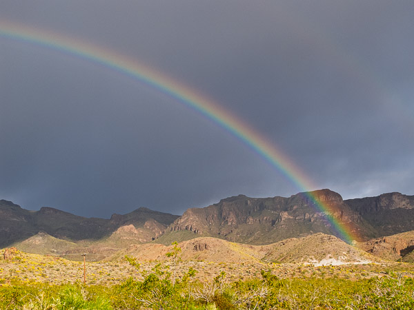 Heading west out of Oatman, AZ