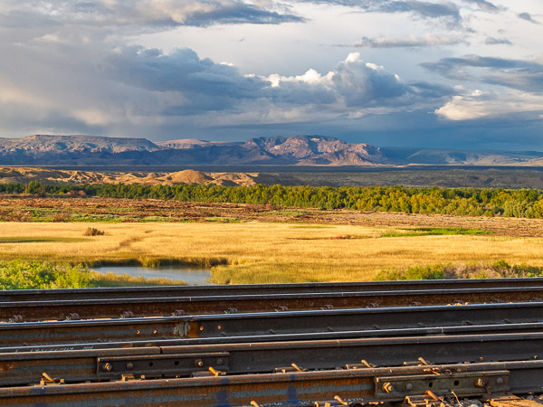 View from Arizona looking towards California