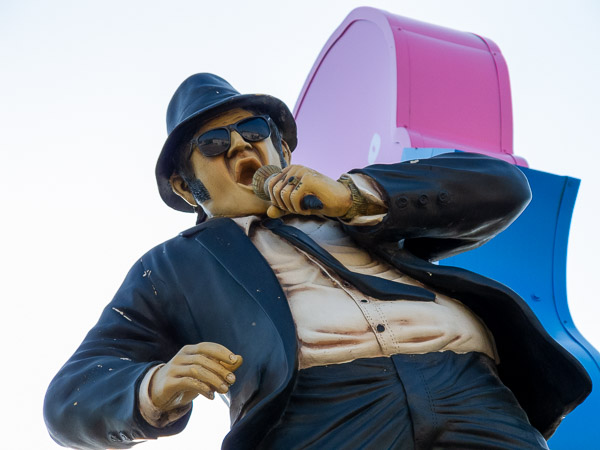 Jake and Elwood, Blues brothers stautes along rt 66. Joliet, IL