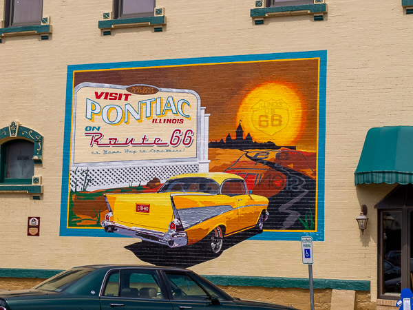 Pontiac, IL route 66 mural