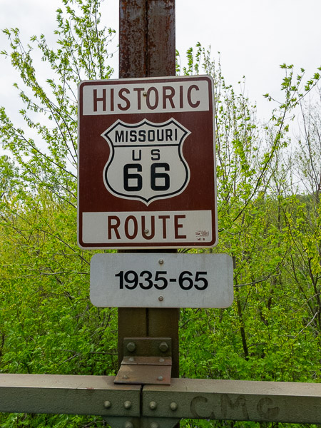 Old Chain of Rocks bridge, Missouri side