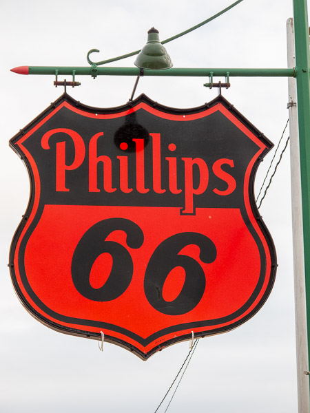 Phillips 66 cottage style gas station, Chandler, OK