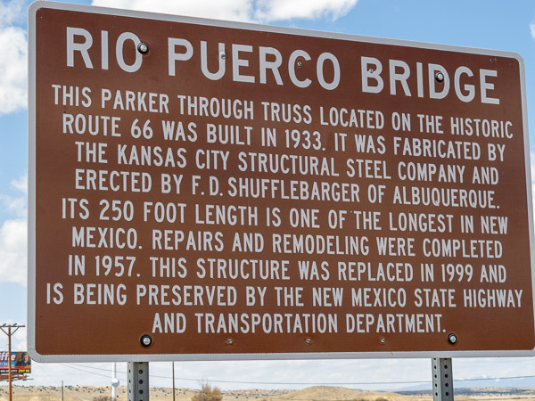 Rio Puerco bridge, Albuquerque, NM