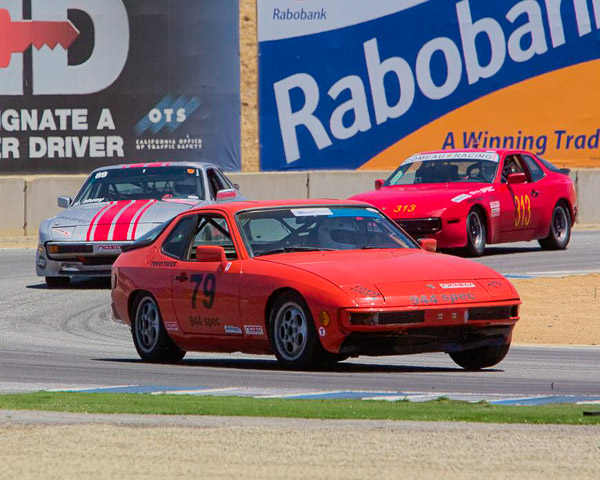 Porsche club at Laguna Seca Raceway