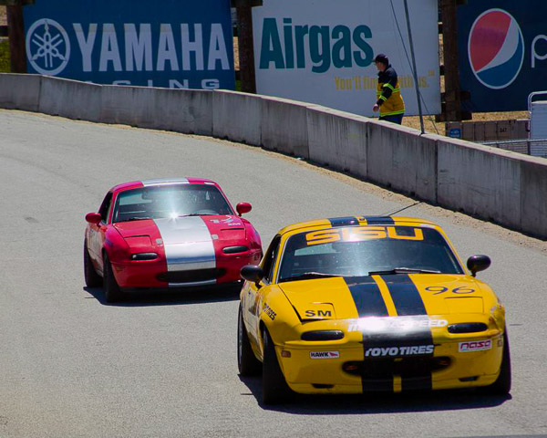 Porsche club at Laguna Seca Raceway