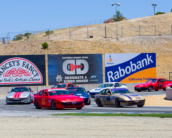 Porsche club at Laguna Seca Raceway