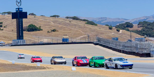 Porsche club at Laguna Seca Raceway