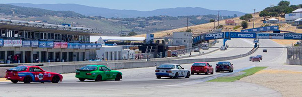 Porsche club at Laguna Seca Raceway