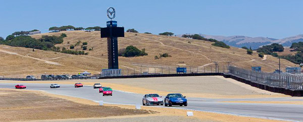Porsche club at Laguna Seca Raceway