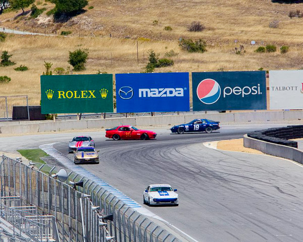Porsche club at Laguna Seca Raceway