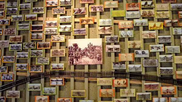 California State Railroad Museum, stereo cards depicting places along the transcontinental ailroad