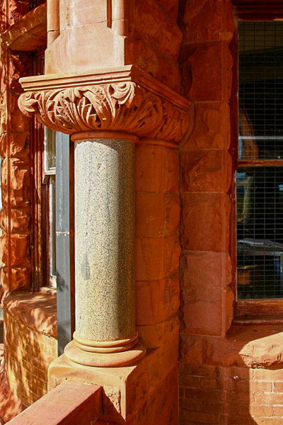 Preston Castle/Preston School of Industry, front porch