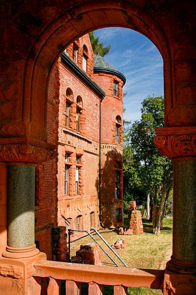 Preston Castle/Preston School of Industry, front porch