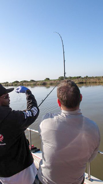 Sturgeon fishing on Suison Bay