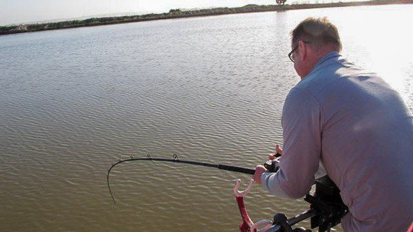 Sturgeon fishing on Suison Bay