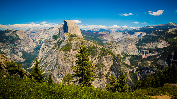 Yosemite National Park CA, Half Dome from Glacier Point