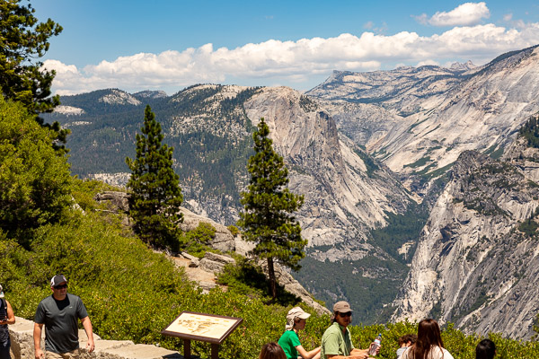 Yosemite National Park CA, Half Dome from Glacier Point