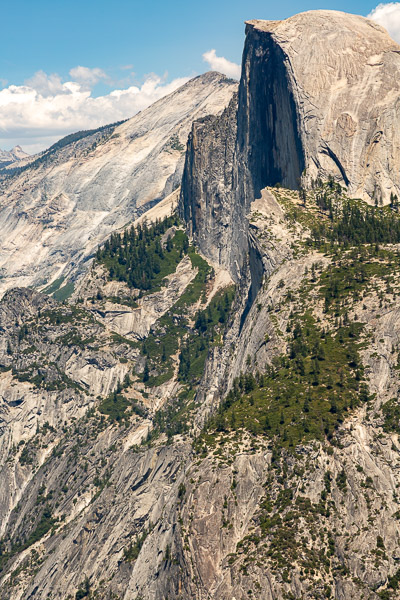 Yosemite National Park CA, Half Dome from Glacier Point