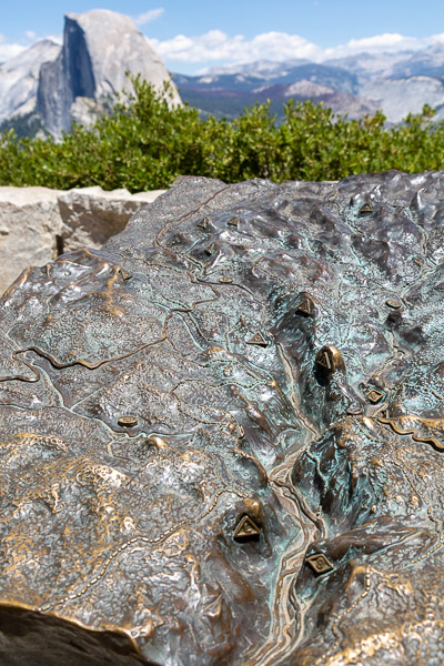 Yosemite National Park CA, Half Dome from Glacier Point