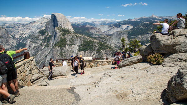 Yosemite National Park CA, Half Dome from Glacier Point