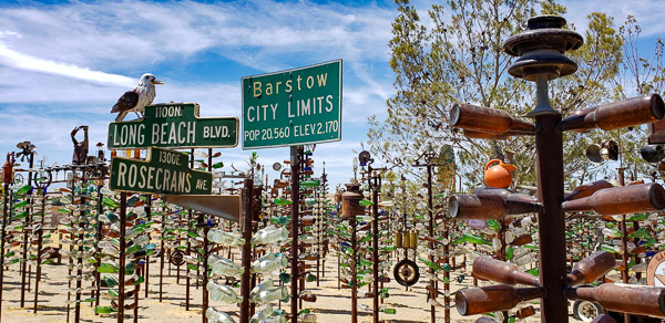 Along Route 66 Elmer's Bottle Tree Ranch