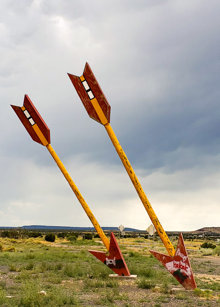 Abandoned Twin Arrows trading post