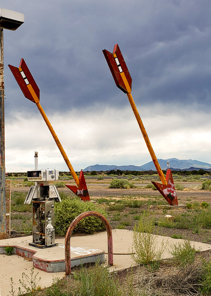 Abandoned Twin Arrows trading post