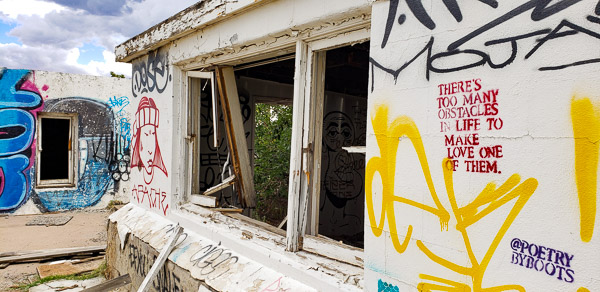 Abandoned Twin Arrows trading post